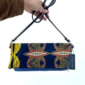 New One Of Each Tanzania Eclectic Colorful Clutch Crossbody Bag Purse Exotic